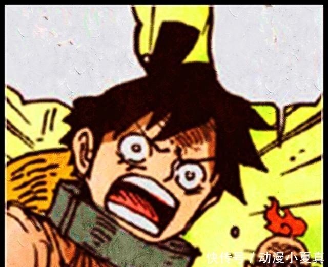 海贼王945话图片分析:大妈惊艳出场,奎因和路飞的表情都是笑点