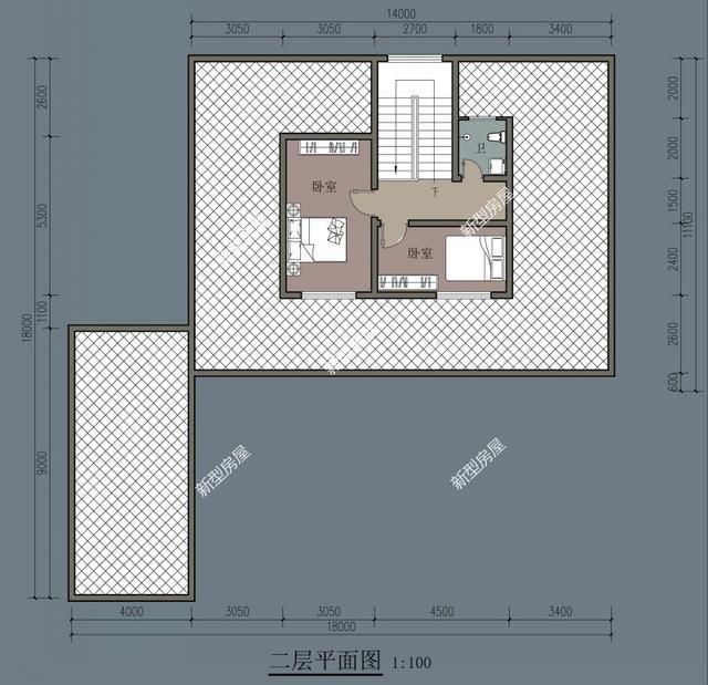 平面|车子买不起,车库必须有!分享几套农村建房图纸,最低25万搞定