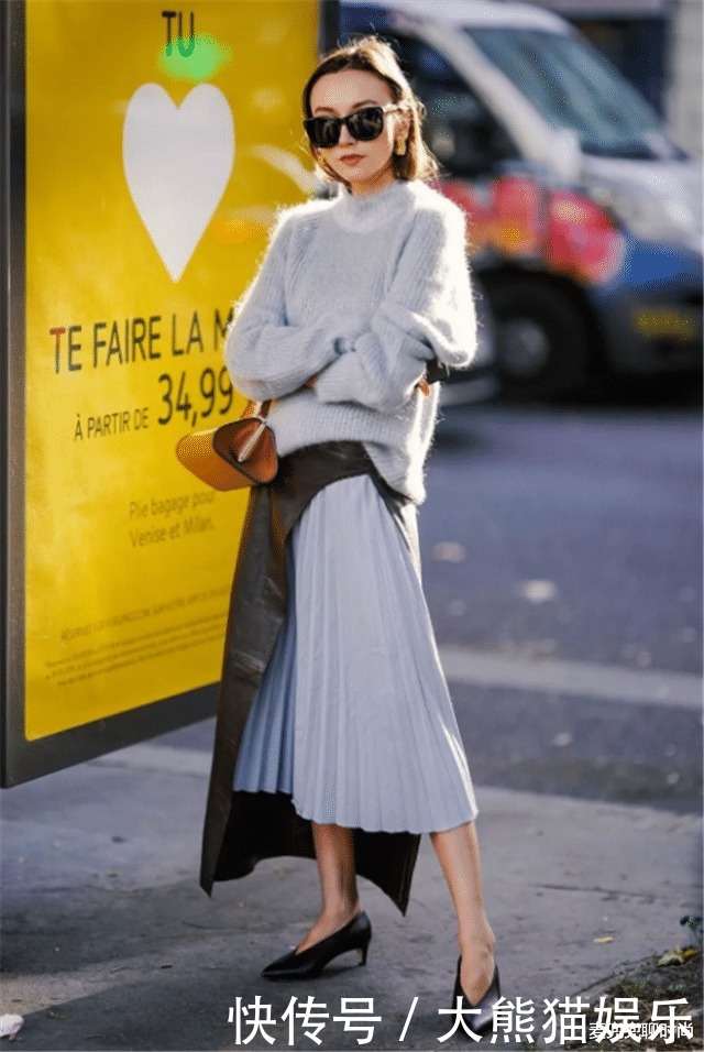 保暖|阔腿裤早烂大街了!秋冬最流行“奶奶鞋”,搭配九分裤保暖又洋气