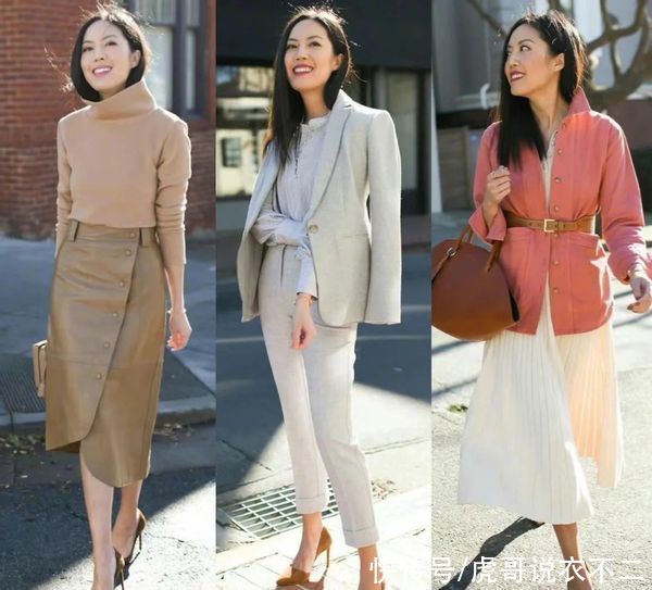 优雅知性风怎么穿？看这27套春日通勤示范总没错，太值得借鉴了