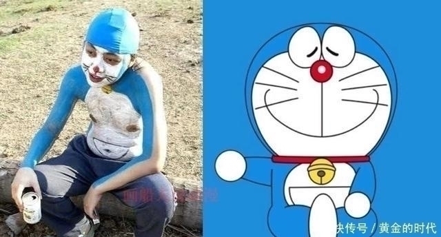 白雪公主|大型cosplay“翻车”现场,哆啦A梦一言难尽,这个路飞我拒绝接受