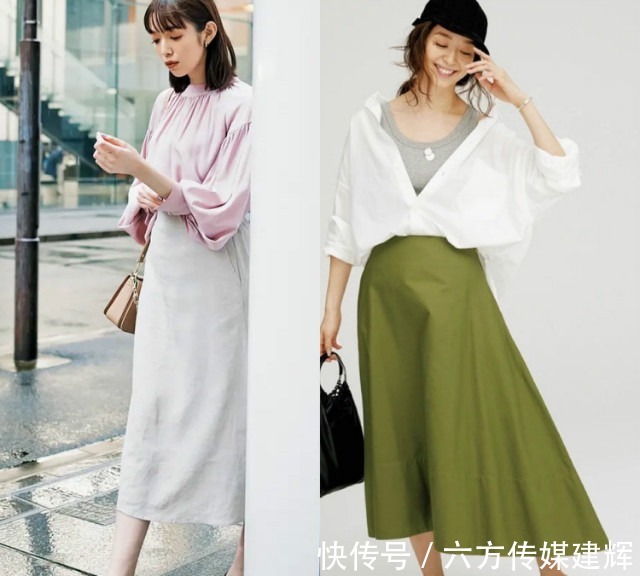 单品|“衬衫+半身裙”,入秋这么穿,优雅又洋气,助你遇见更美的自己