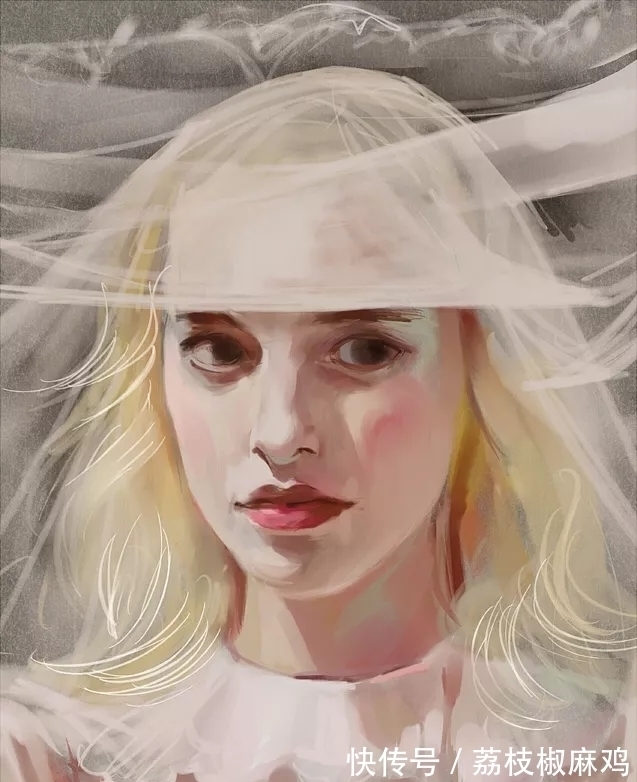 绘画#清华大学才女尧立,她笔下的插画,美到让人窒息