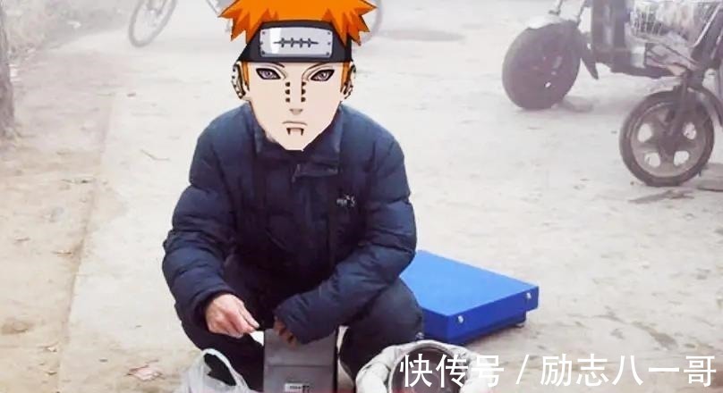 佩恩|火影晓组织穿越到三次元世界,带土带头送米,佩恩在街头卖米