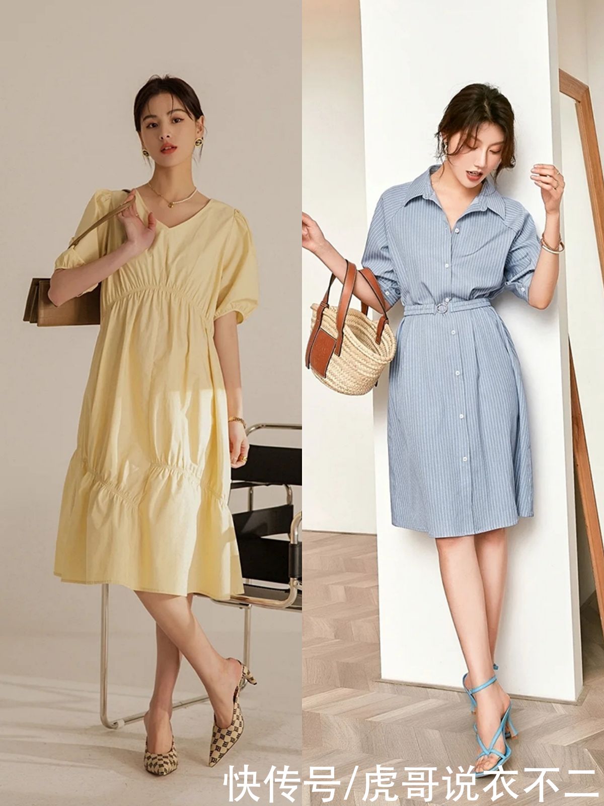 初夏穿衣要有女人味，试试优雅温柔的轻熟风吧，令人一眼就爱上