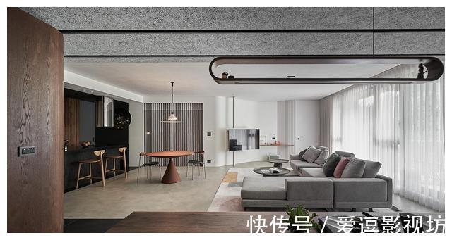装修设计|“去客厅化”的另一种设计,把客厅旋转45°后,简直不要太爽