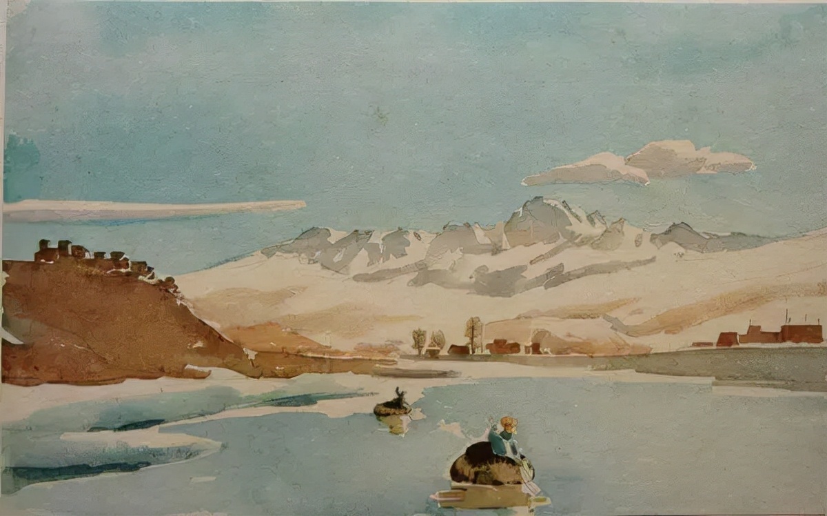 画稿!吴作人吴老先生画稿