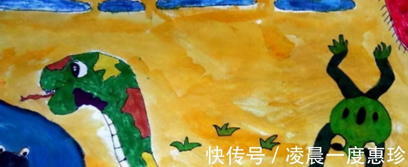 女童|5岁女童画“蛇”得奖次,宝妈见状开心不已,旁人说道快报警吧