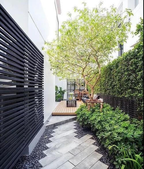  设计|宽两米长五米的院子怎么设计花园？