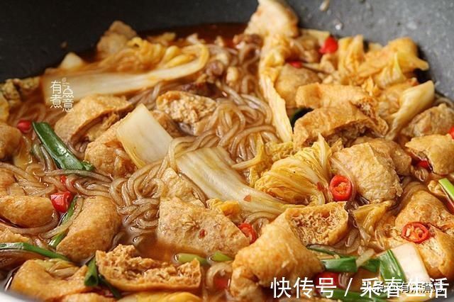 粉条|豆腐和这菜是绝配,天冷要常吃,炖一锅被吃个底朝天,汤汁都不剩