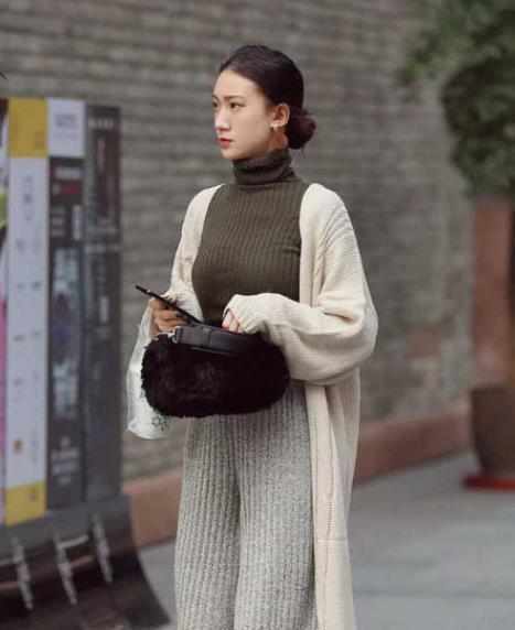 冬天|街拍:冬天也可以很美丽,看看美女都怎么穿