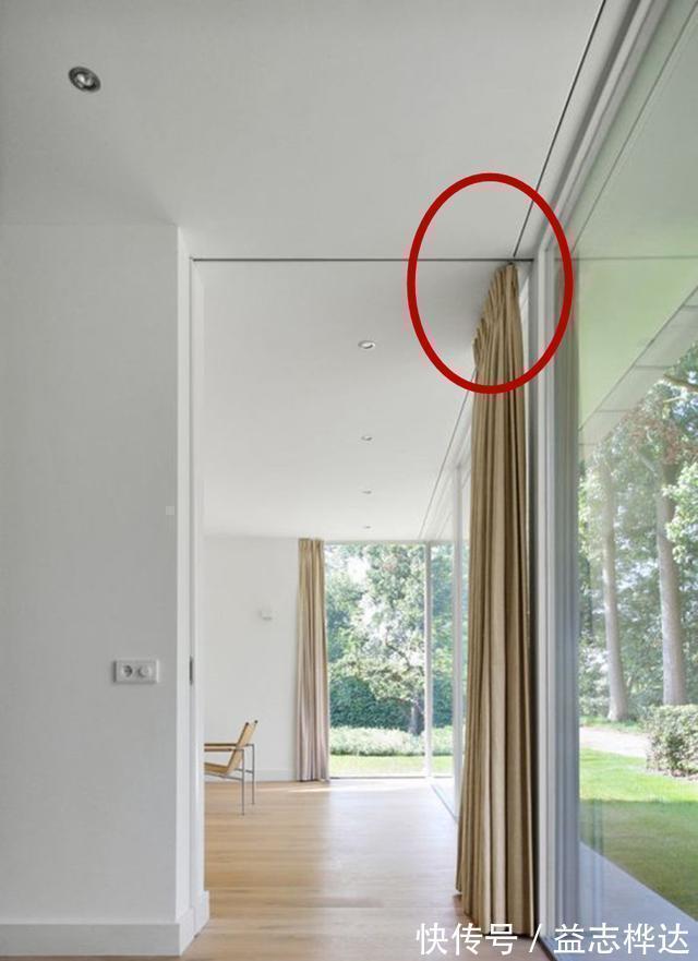 轨道|早知道我也不装窗帘盒了,棚顶安个隐藏轨道,这样挂窗帘贼板正