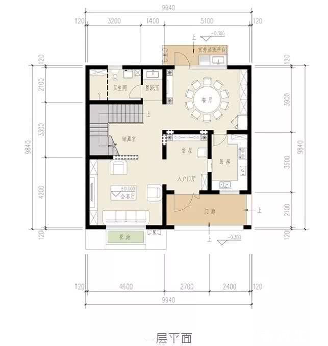 户型|小开间农村自建房，5款开间10米的农村别墅户型，好看又实用！