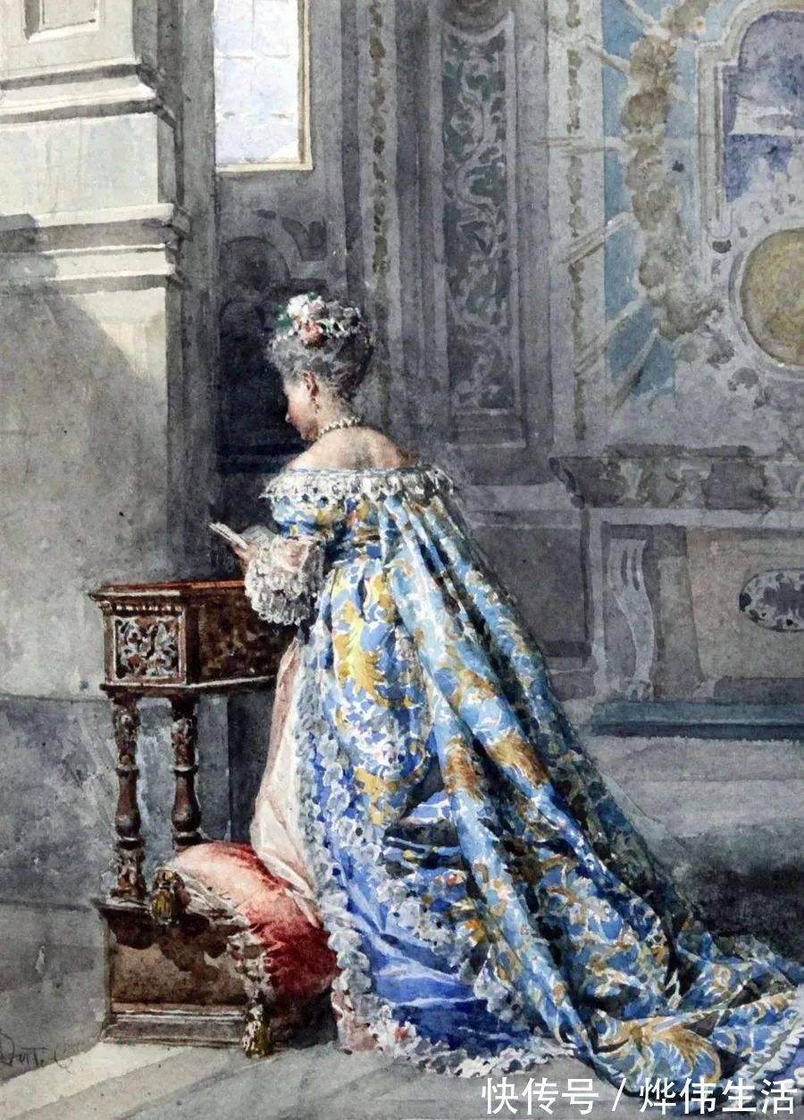 august@华丽的服饰,精美的人物,田园牧歌式的情感