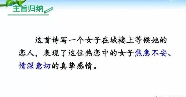 部编版八年级语文下册课外古诗词诵读（一）图文解读