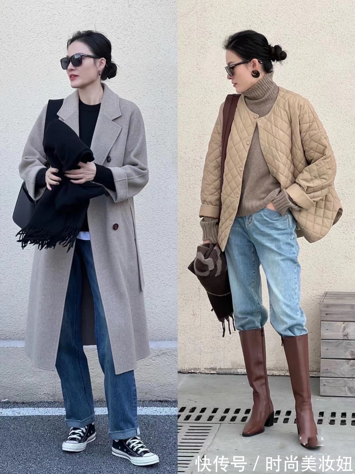 和谐感 上了40岁的女人穿衣尽量别太花哨,18套简约高级穿搭,照穿就行了