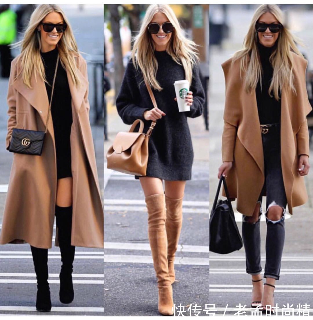 秋冬 换季穿衣太纠结?可盐可甜的秋冬穿搭,颜色搭配很值得借鉴