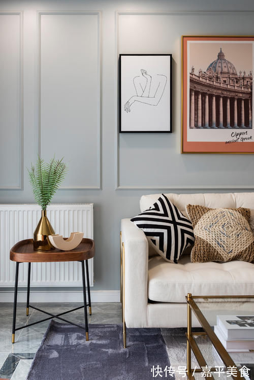 时尚|王阳洋作品:144㎡轻奢三居,简约的时尚空间,优雅且实用