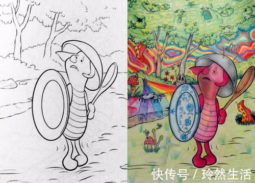 迪士尼|家长霸占儿童填色画本,迪士尼角色全员黑化,童年回忆破碎