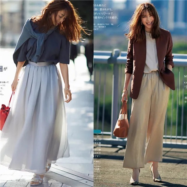 百搭|女人40岁如何穿更减龄?借鉴日本时尚博主的极简风穿搭,超实用