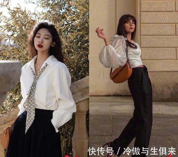 牛津鞋 一眼看上去就很“法式”的女人,穿衣上一般有4个特征,优雅大气!