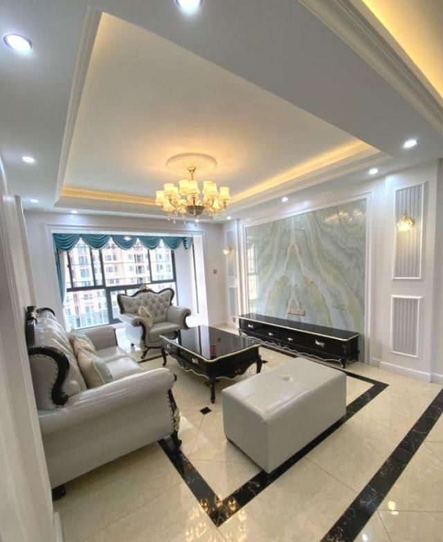 洗漱池|晒晒140㎡简欧大三房,光硬装就砸了30万,南北通透设计了3个阳台