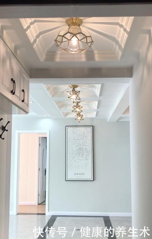 电视墙|新房完工,进门就被玄关吊顶给美到了,真漂亮,不过电视墙也不错!