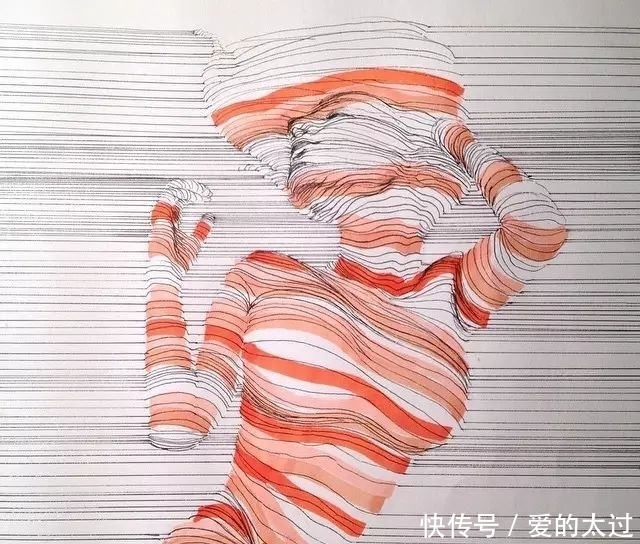 这才是线条画的最高境界!