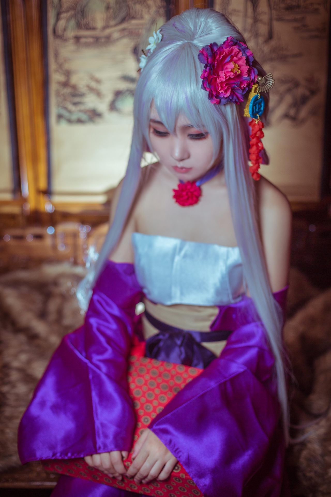 洛天依cosplay 三千世界鸦杀尽