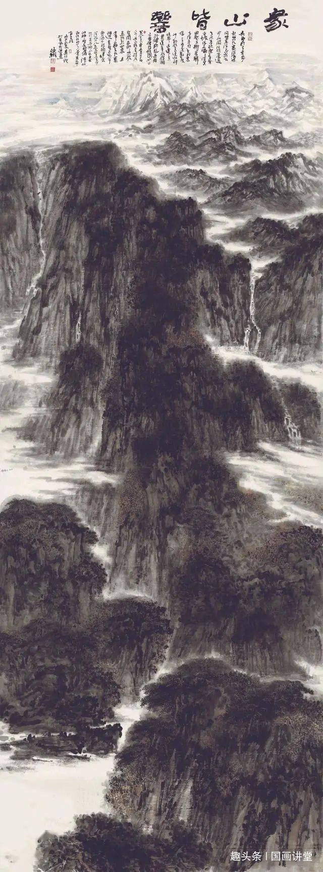 巴山蜀水@他的山水画里的大山大川大多出自于神奇的巴山蜀水