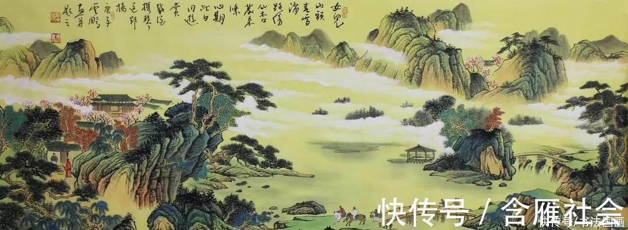 收藏&书法定制,国画收藏:家和万事兴,大展鸿图,大道无边,茶道缘