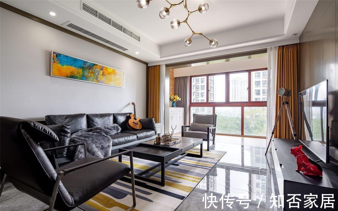 客厅|理想与现实的完美结合,将业主的喜好融入生活,刻画理想家园