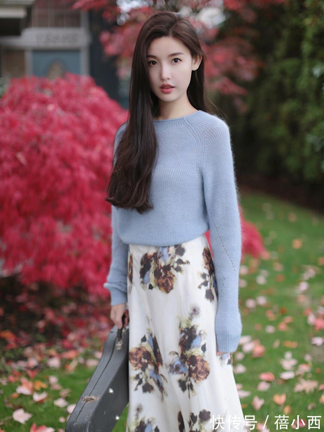 搭配|今年建议多穿“针织衫”和“半身裙”,学会这样搭,优雅到骨子里