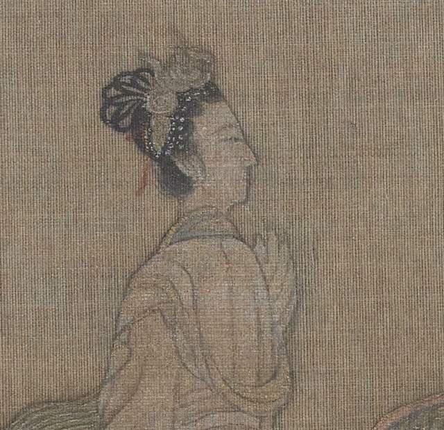 绘画@这张1500年前的古画,疑似出现穿越的仙鹤,画中的女人更奇怪