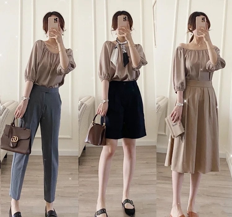 小个子|155-165小个子女生看过来,学这位博主这样搭配,提高腰线显身材