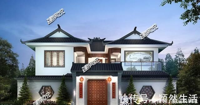 砖混|想要中式别墅怎么建精选5套户型分享,别再去求设计师了