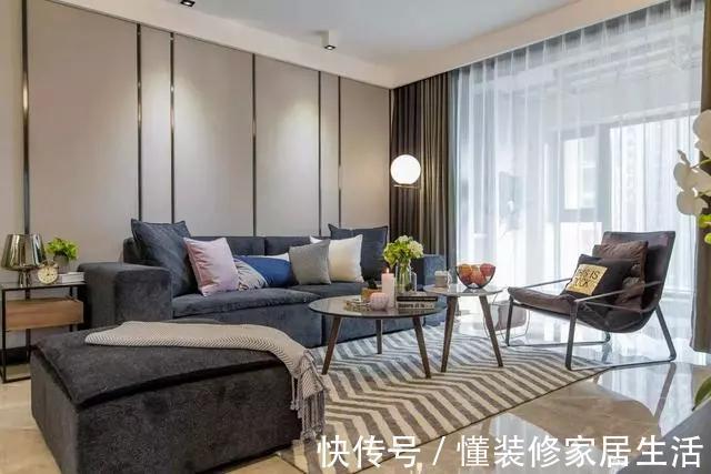 轻奢风|108㎡现代轻奢风,有钱就应该这样装