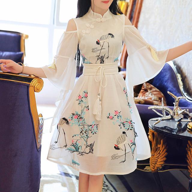 泡泡袖 古色古香中国风改良裙,简直是古风爱好者的福利,太仙了