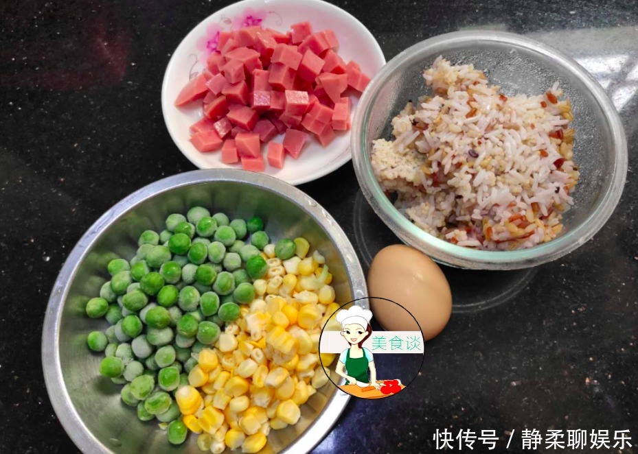 入味|蛋炒饭此做法,米饭颗粒分明,Q弹入味,10分钟上桌,简单又营养