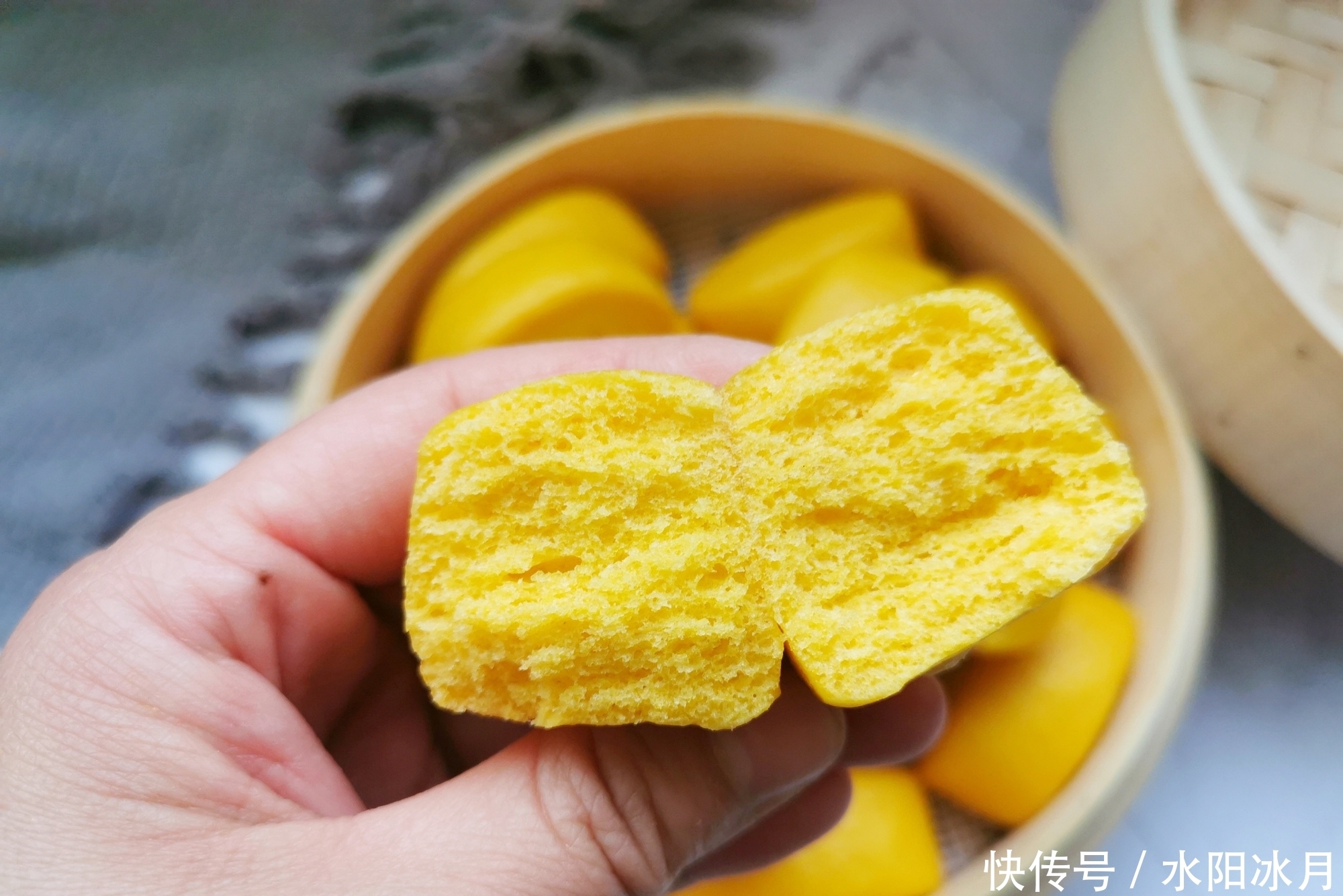 一滴水|用南瓜山药做馒头,一次发酵,不加一滴水,全程只需30分钟