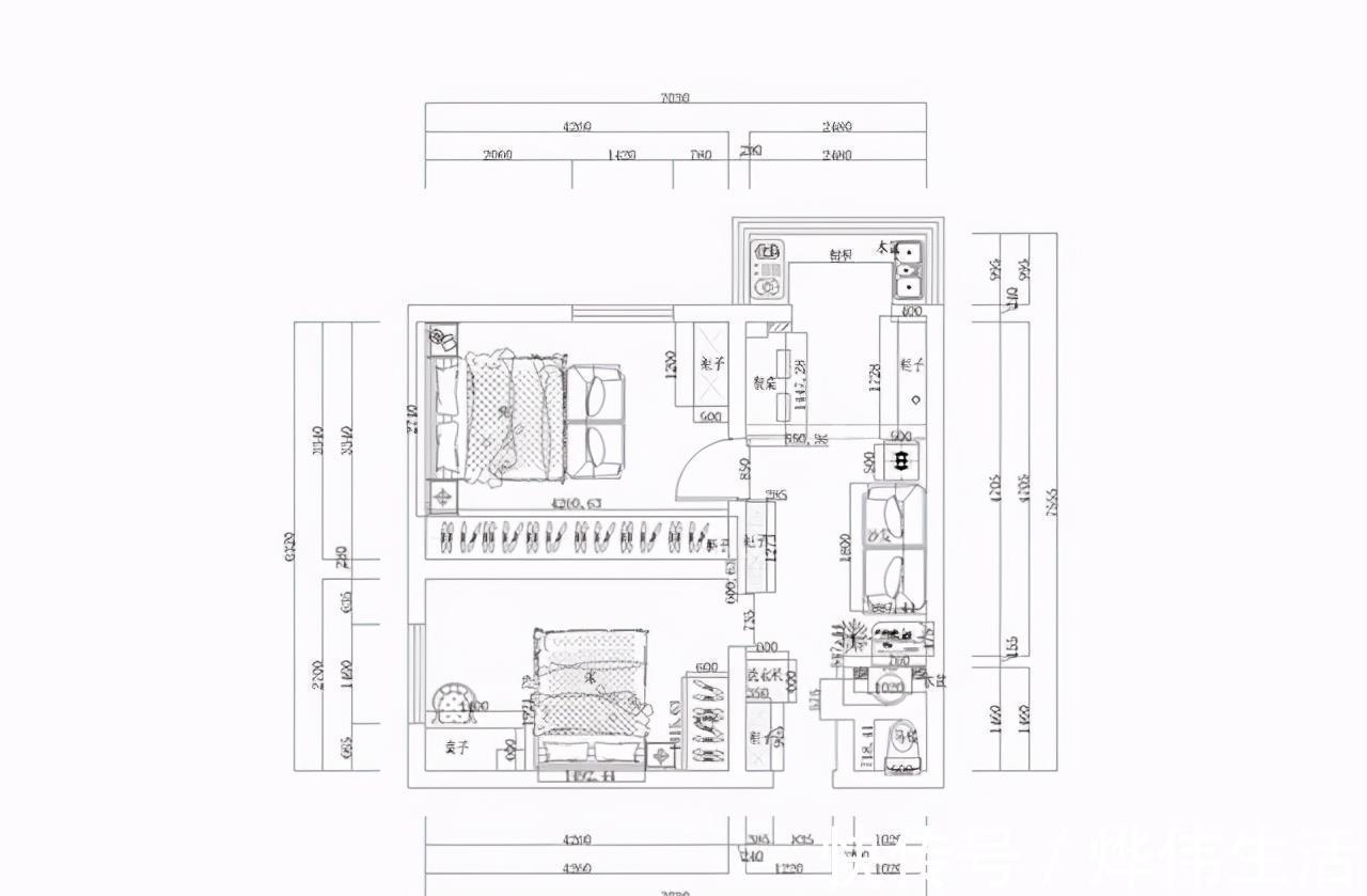 装修|参观邻居的60平小两居,进门就被迷住了,现代简约风装修超温馨!