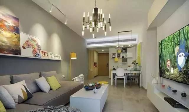 水泥|老公坚持客厅铺水泥砖，过道还给女儿装秋千，入住后晒晒全屋