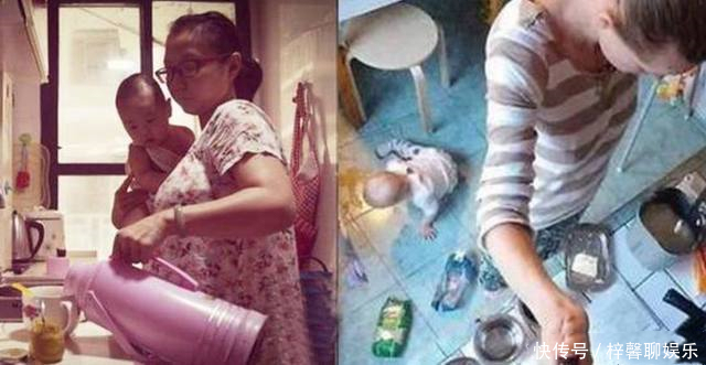 中国|几张图带你看看中国妈妈和外国妈妈带娃的不同，中国妈妈累在哪