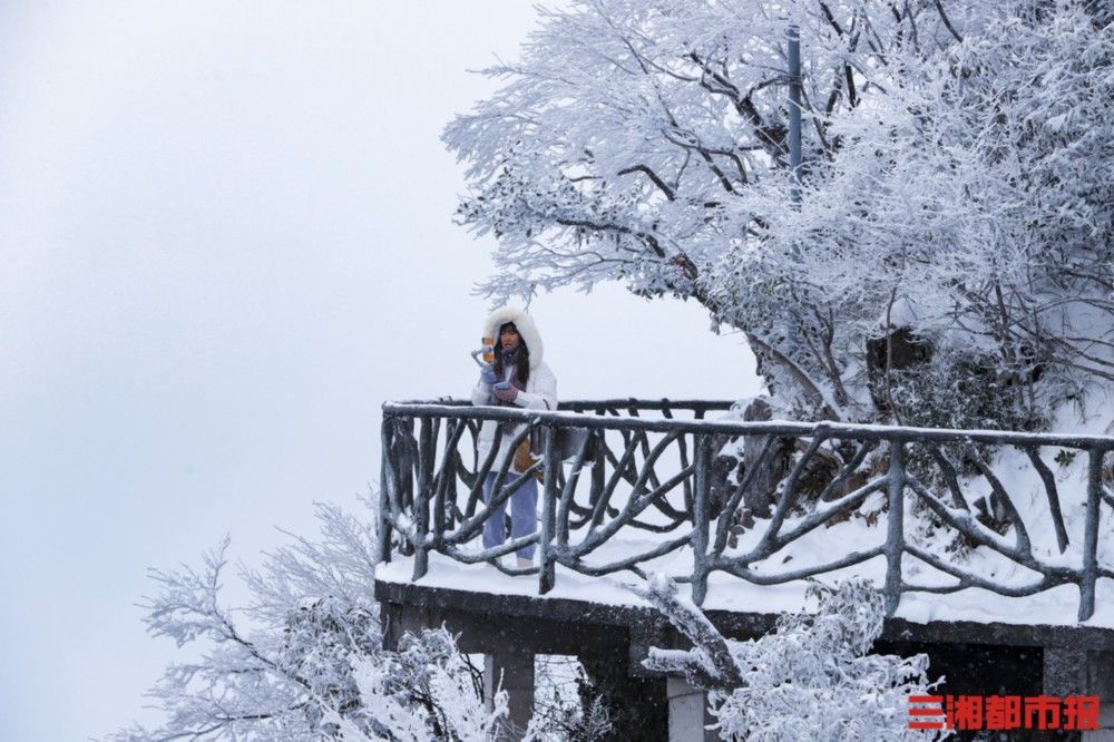 冰雪世界|图集丨美醉了！张家界天门山迎2022年首场降雪