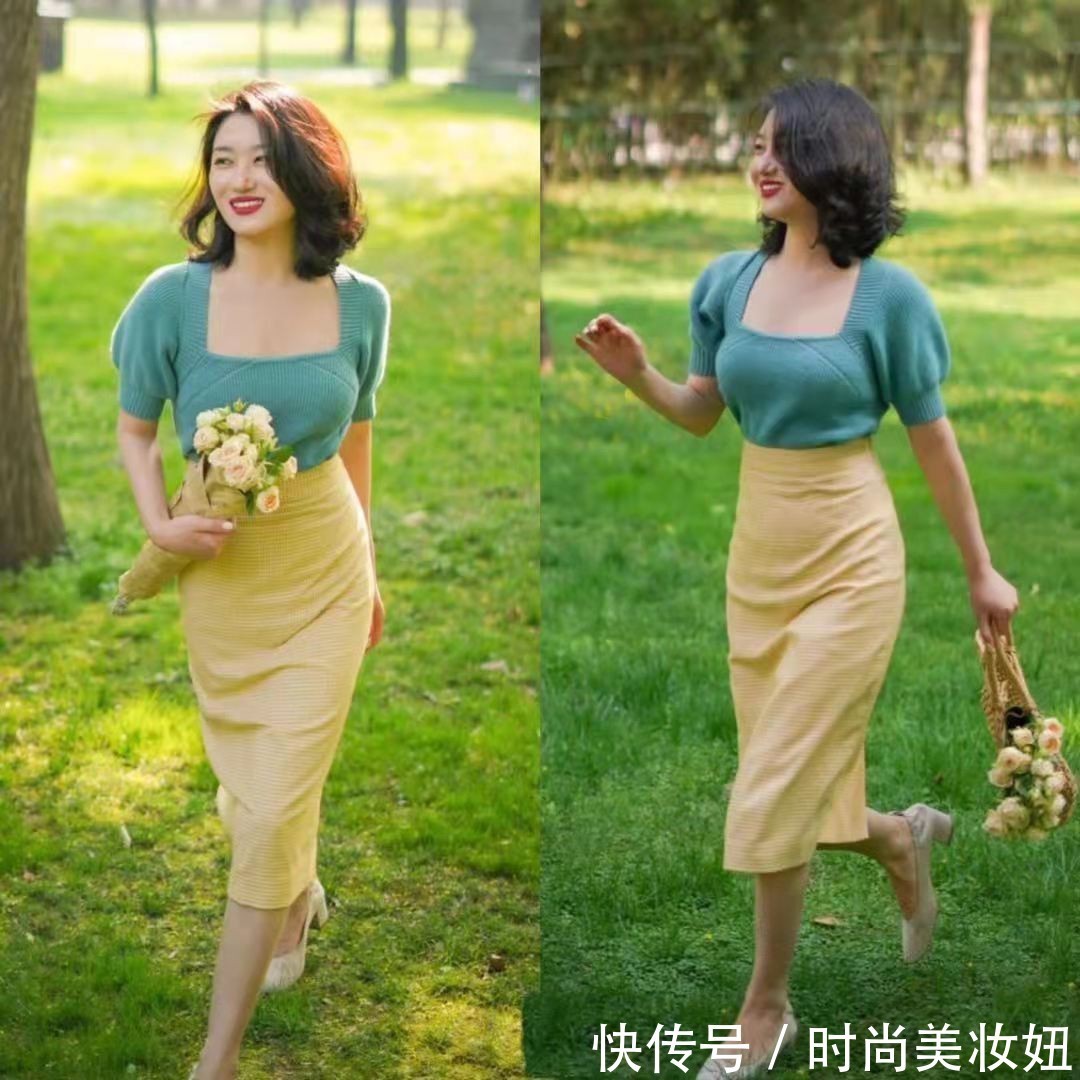 s曲线|上了年纪的女人，多穿“包臀裙”更显气质，这组优雅穿搭太美了
