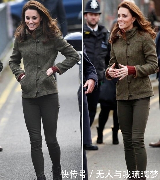 凯特王妃又穿裤装了,搭配高腰外套显腿长,原来低调也可以很美!