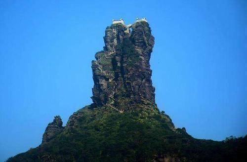 释迦牟尼佛|中国最危险的寺庙悬空近2500米一桥连接两山顶，建造过程至今成谜