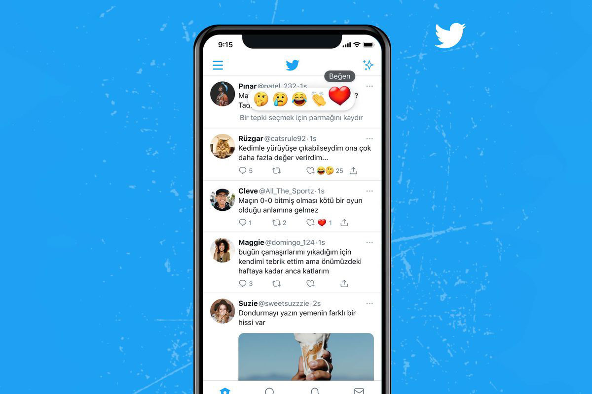 Twitter|Twitter 测试通过 Emoji 表情个性化点赞推文