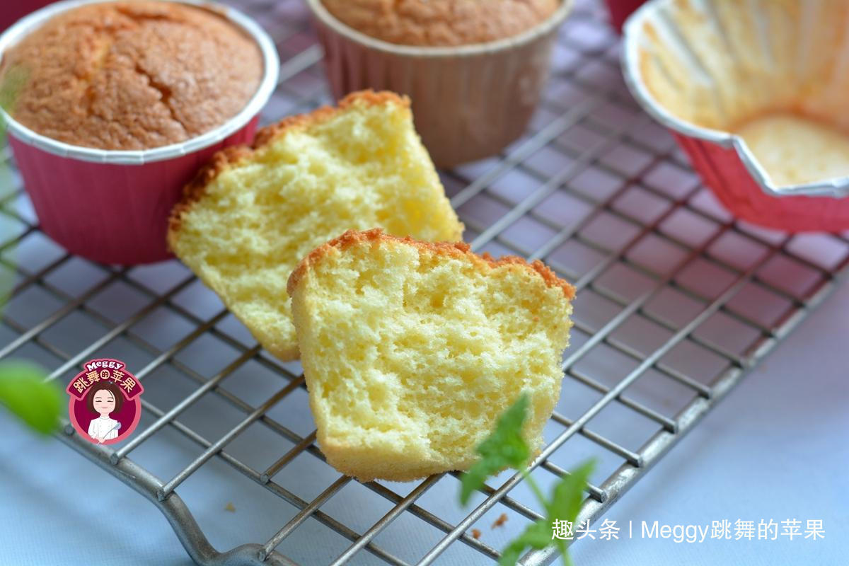 3个鸡蛋做出9个蛋糕,松软细腻微甜,孩子的早餐和零食全有了
