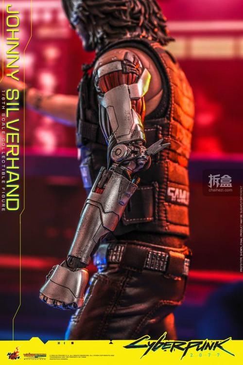 Hot|Hot Toys 发布《赛博朋克 2077》强尼?银手 1:6 比例珍藏人偶